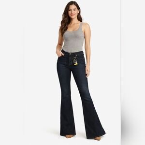 Lee Legendary Flare Jeans Women’s Size 8 Medium Dark Wash‎ NWT